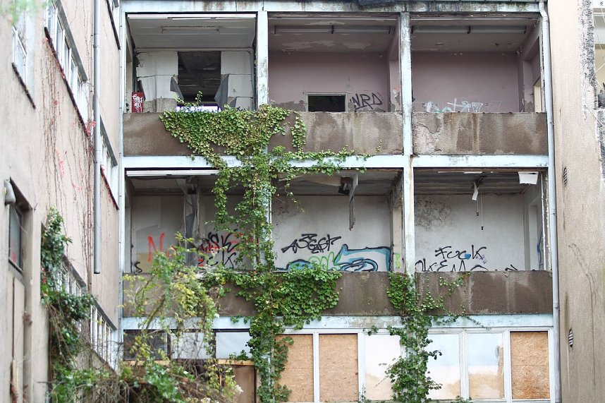 Eine Schule verschwindet