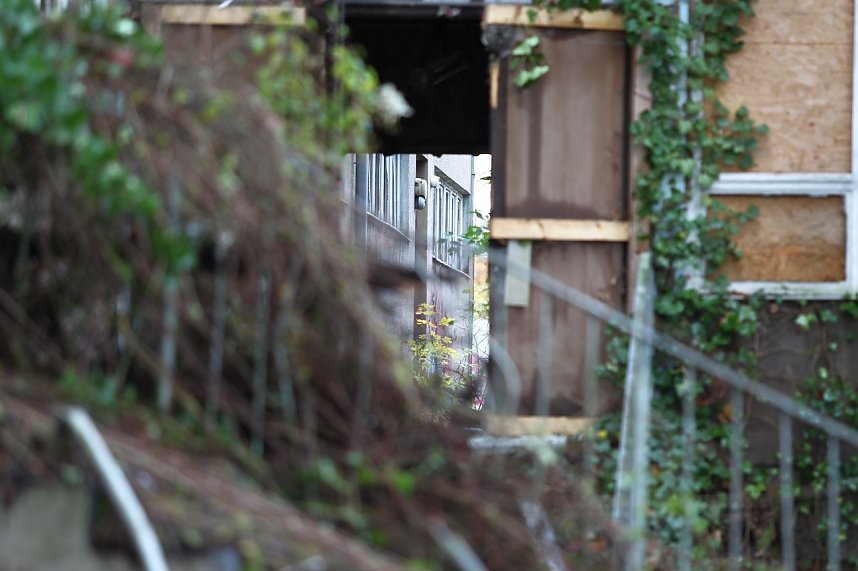 Eine Schule verschwindet