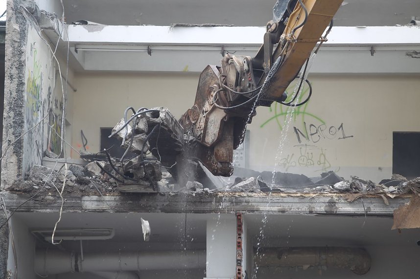 Eine Schule verschwindet