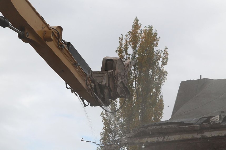 Eine Schule verschwindet
