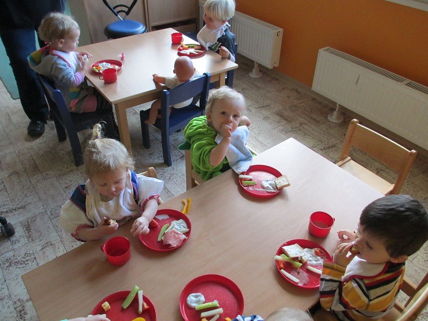 Die Kleinsten feiern mit