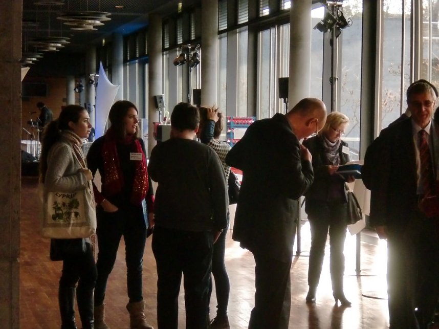 Weimar: In der Weimarhalle war Gelegenheit zum Netzwerken