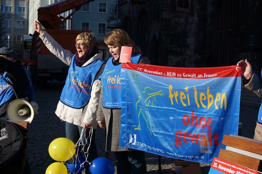 Gegen Gewalt an Frauen