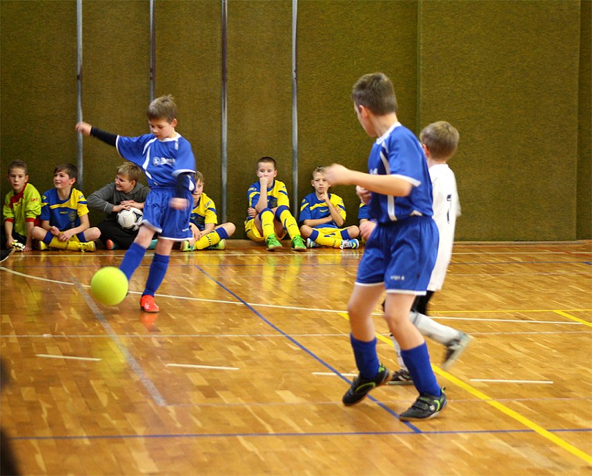 Fu&szlig;ball in der Halle