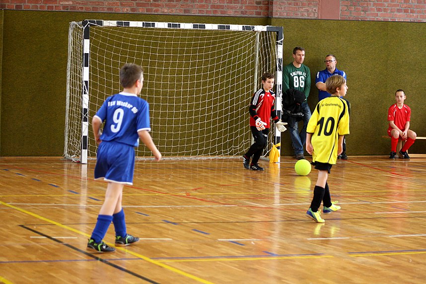 Fu&szlig;ball in der Halle