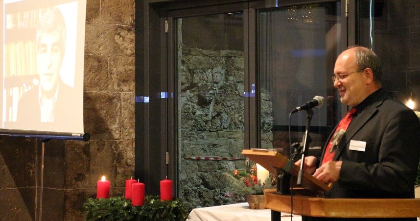 Bornschein bei der Laudatio