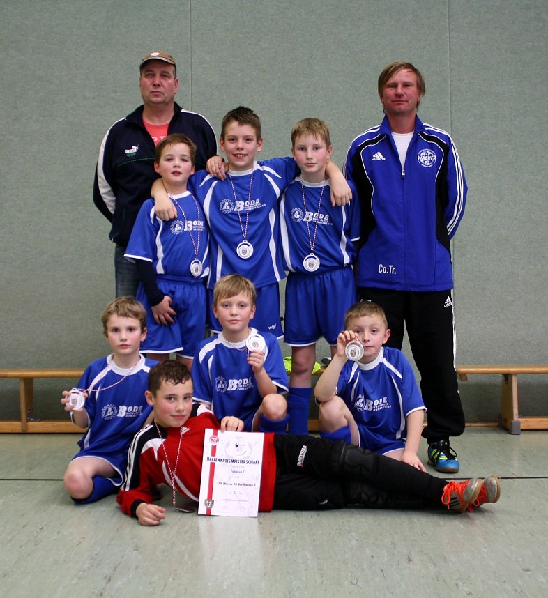 Kreismeister in der Halle