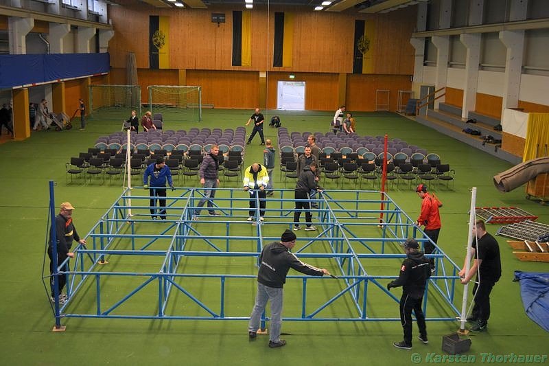 Vorbereitungen auf die Boxnacht