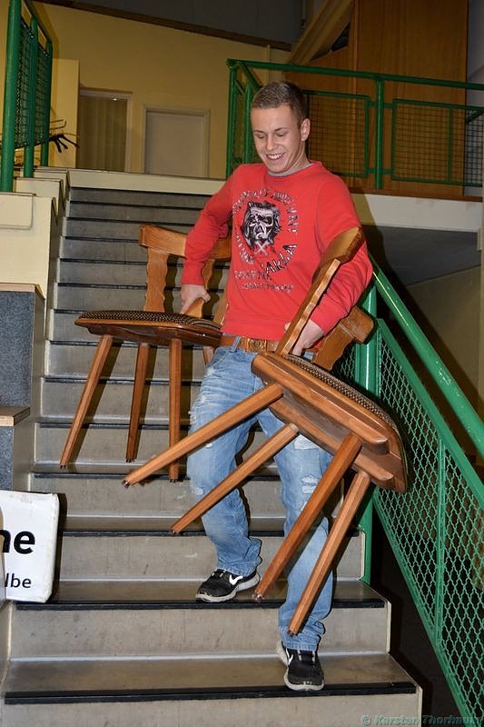 Vorbereitungen auf die Boxnacht