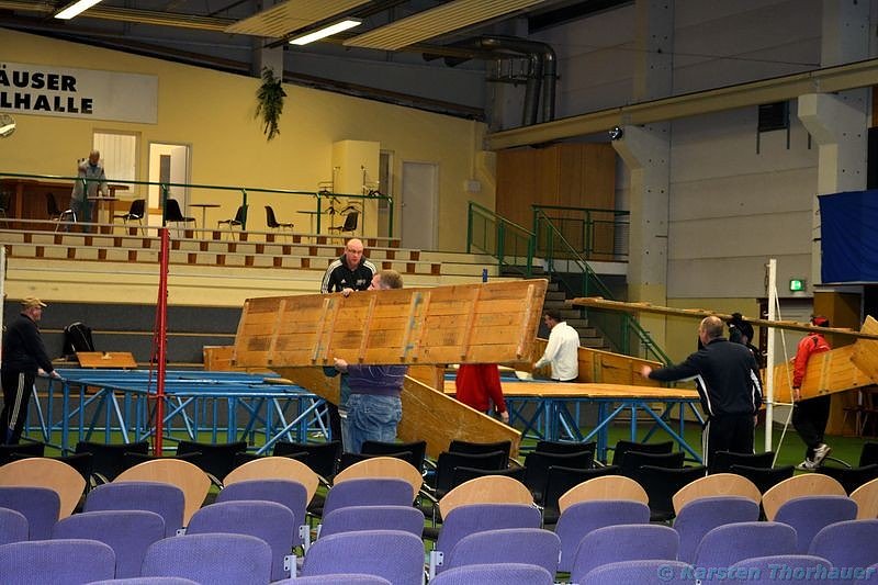 Vorbereitungen auf die Boxnacht