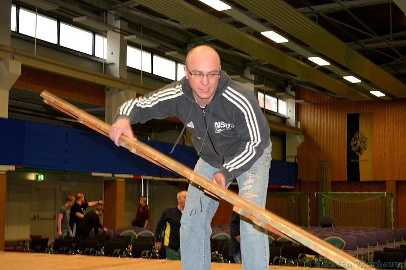 Vorbereitungen auf die Boxnacht