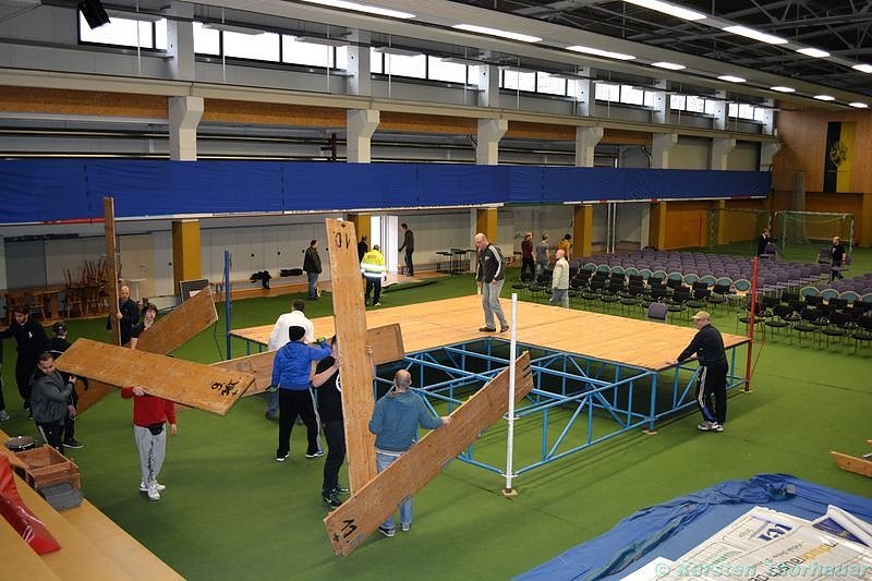 Vorbereitungen auf die Boxnacht