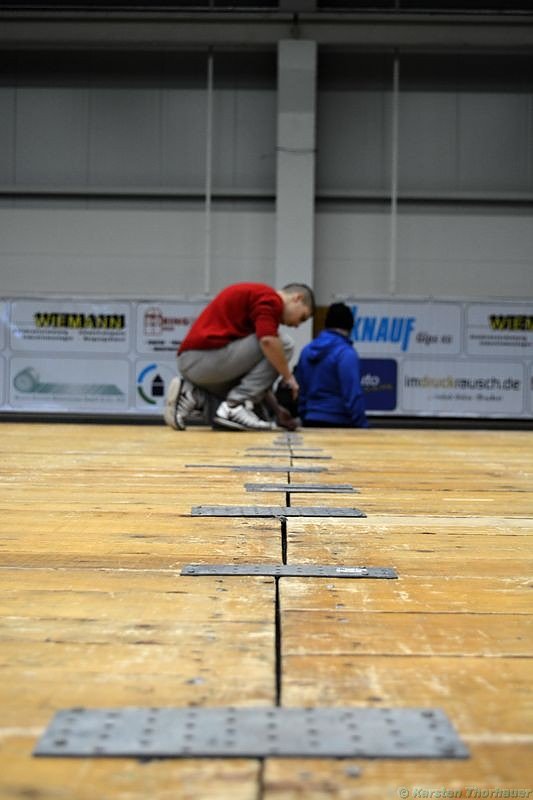 Vorbereitungen auf die Boxnacht