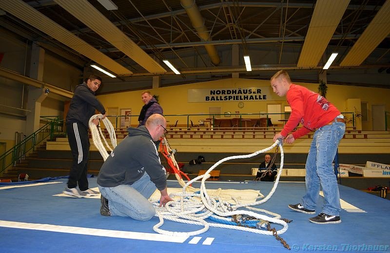 Vorbereitungen auf die Boxnacht