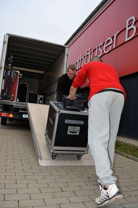 Vorbereitungen auf die Boxnacht