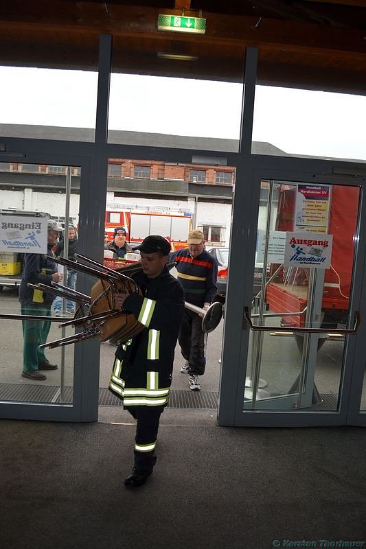 Vorbereitungen auf die Boxnacht