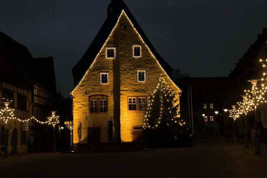 Weihnachtsmarkt in Sangerhausen
