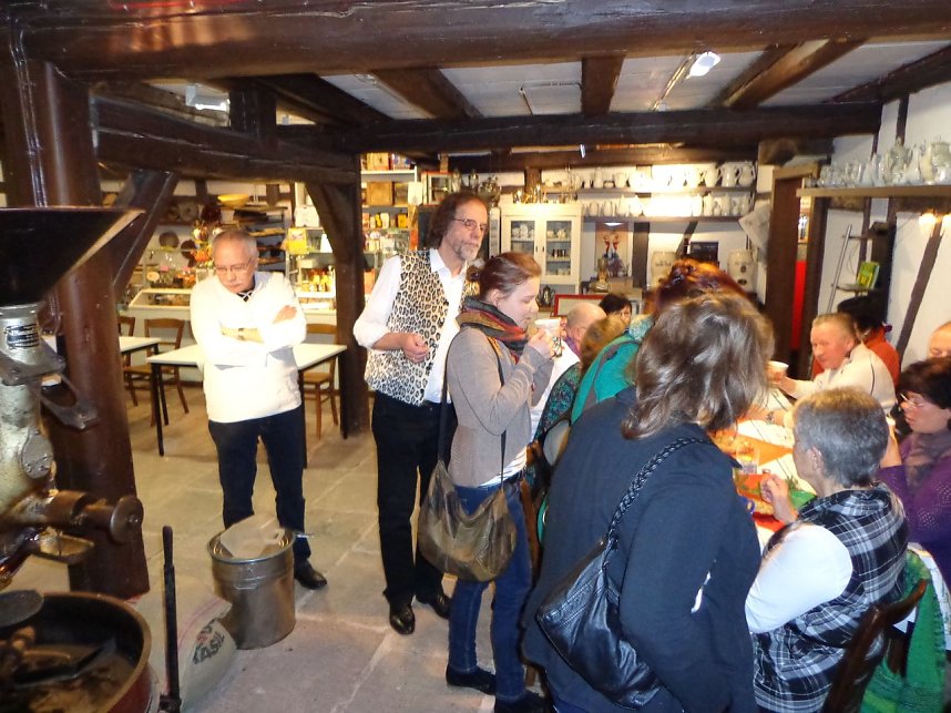 Kaffeer&ouml;sten im Tabakspeicher