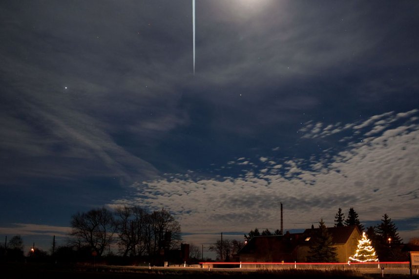 Lichtspiel in der Nacht