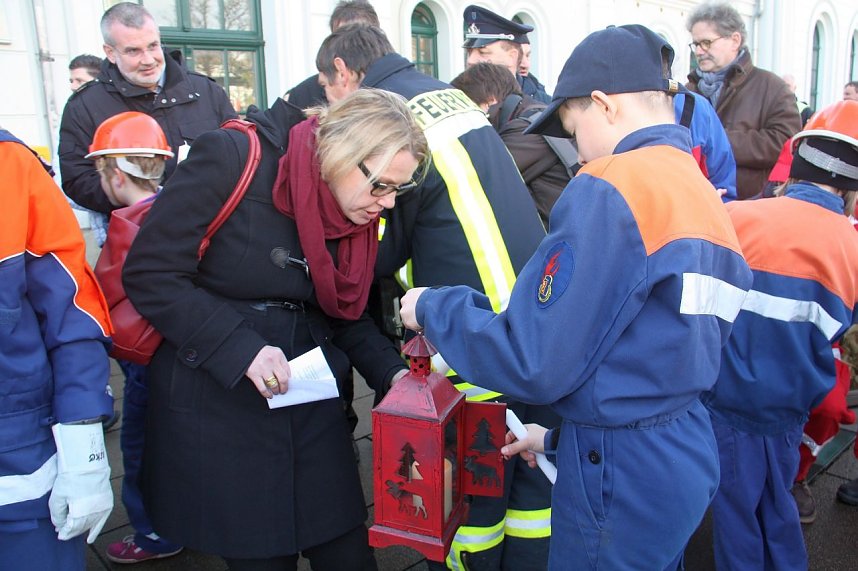 Friedenslicht angekommen