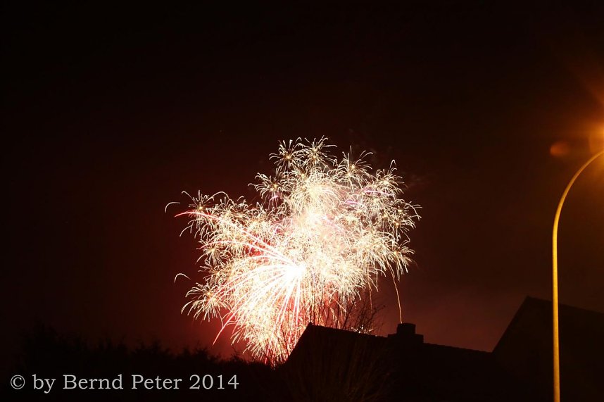 Feuerwerk &uuml;ber Sollstedt