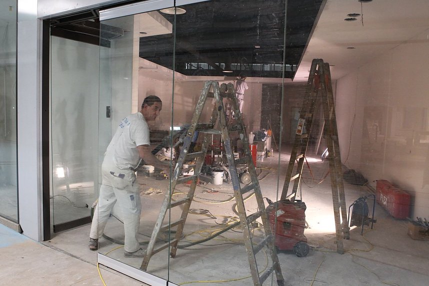 Blick ins Innere. Erdgeschoss