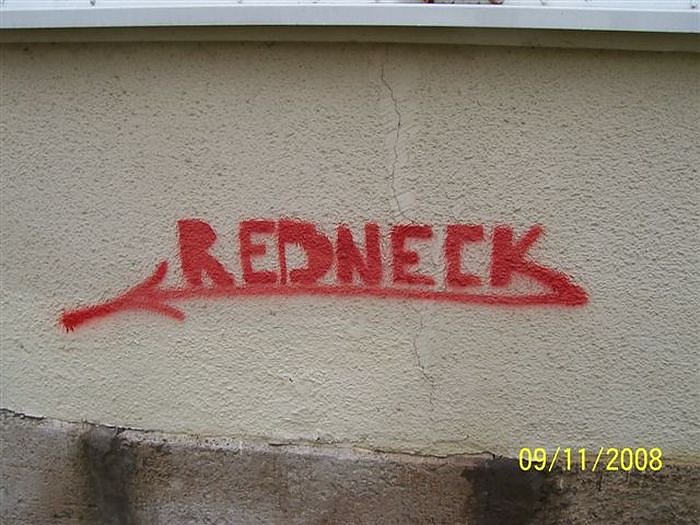 Schmierereien in M&uuml;hlhausen