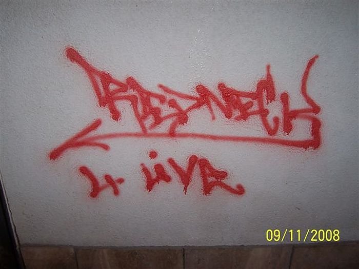 Schmierereien in M&uuml;hlhausen