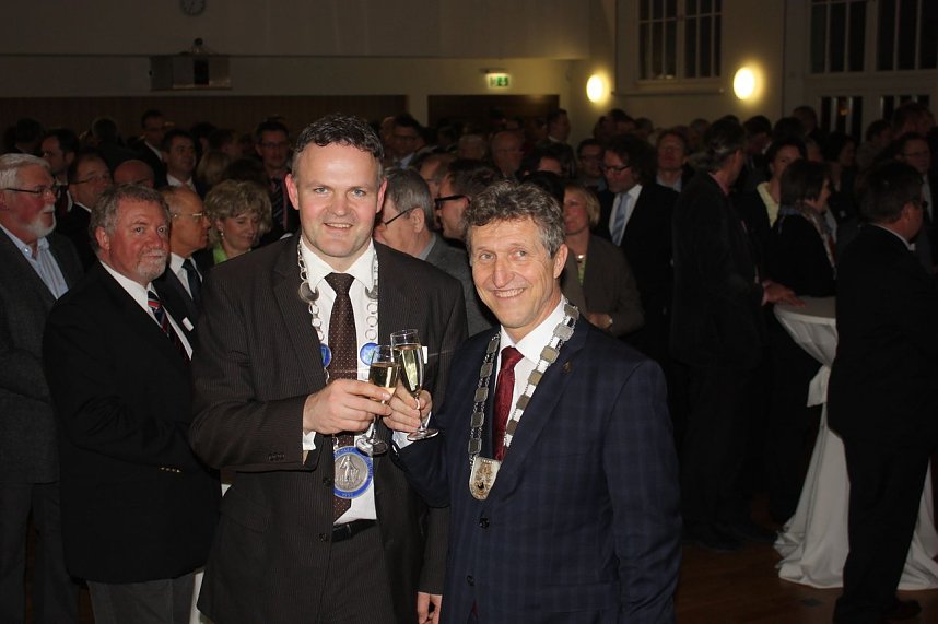 G&auml;ste des Neujahrsempfangs