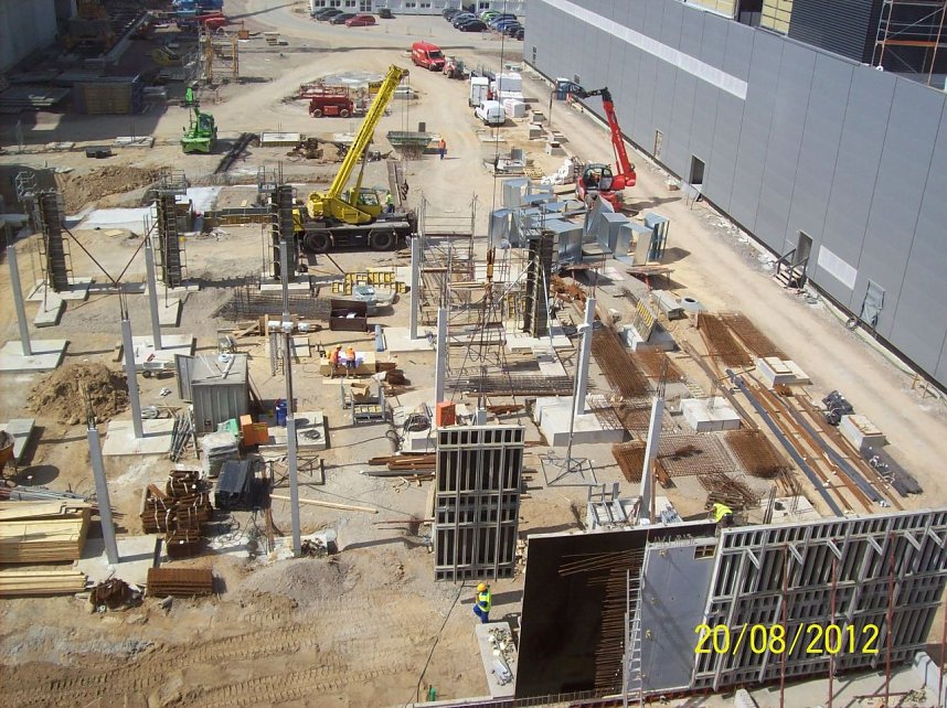 Rohbau f&uuml;r Porsche in Leipzig