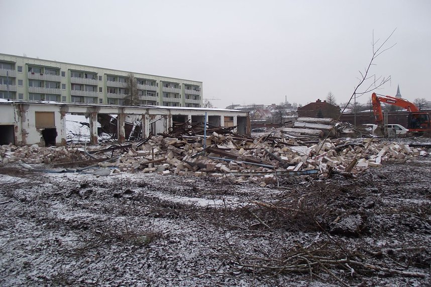So einen Anblick bietet das Terrain derzeit.