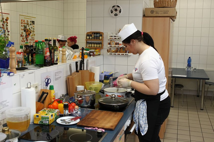 Kochduell in der Petersbergschule