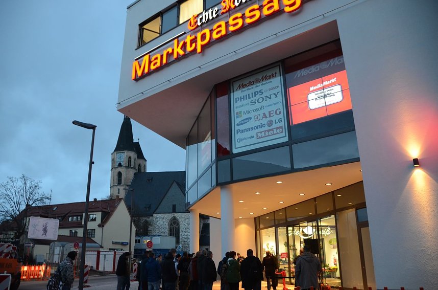 Sie ist er&ouml;ffnet - die Echte Nordh&auml;user Markspassage