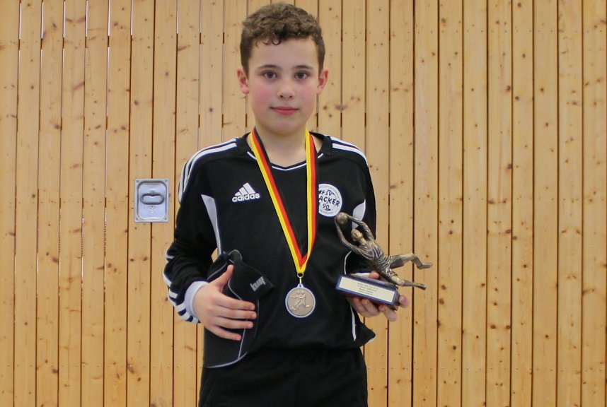 Turnier in Rottleberode: Finn-Luca Heller, Bester Torwart