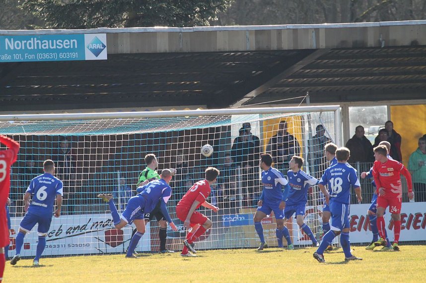 Wacker gewinnt 3:2 (1. Halbzeit)