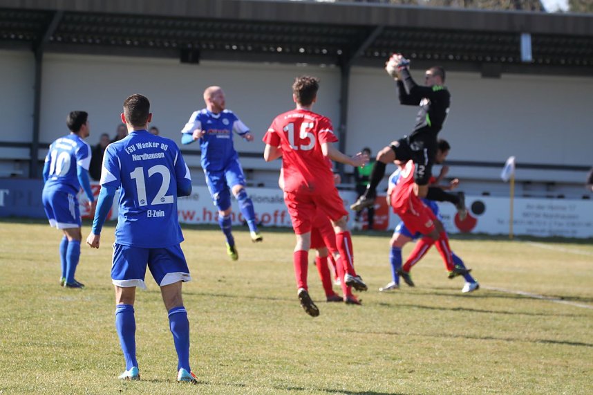 Wacker gewinnt 3:2 (1. Halbzeit)
