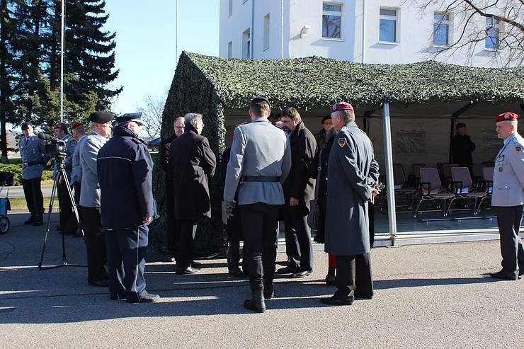 Indienststellung  des neuen Bataillons in Th&uuml;ringen