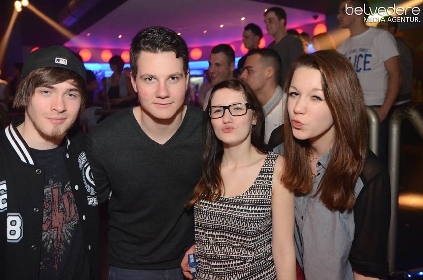 Viele bunte Lichter im Sax