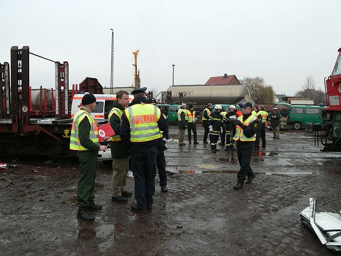 Einsatz bei Bahnunfall
