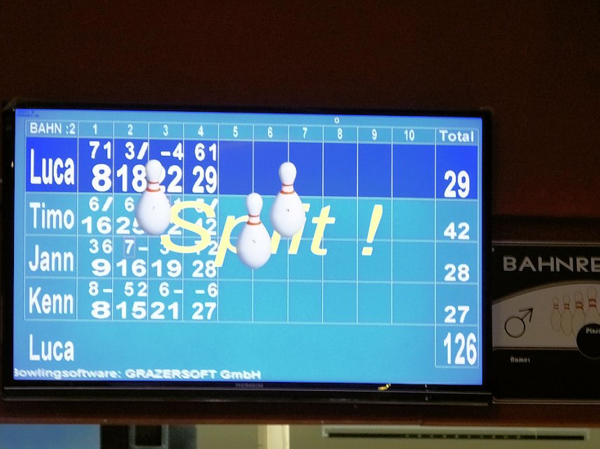 Zum Geburtstag gebowlt