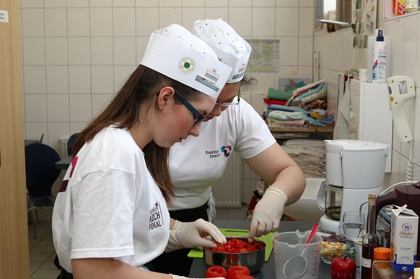 Kochduell in der Petersbergschule