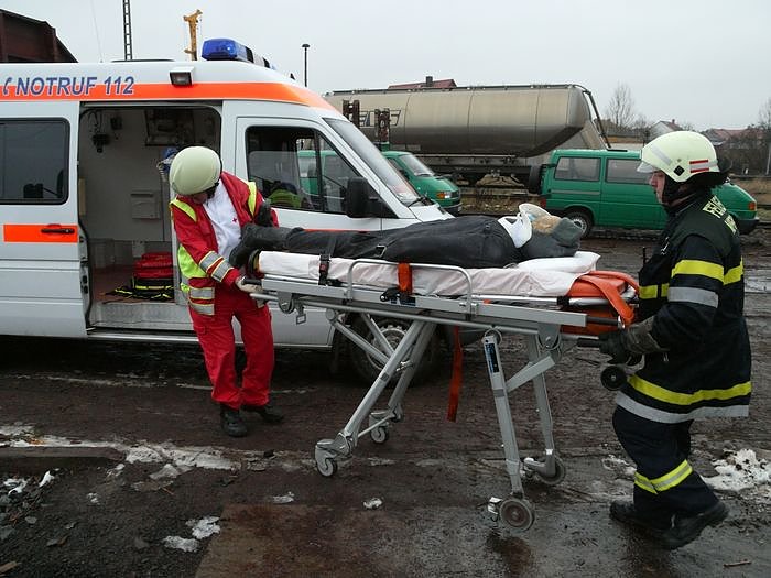 Einsatz bei Bahnunfall