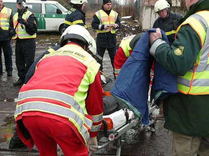 Einsatz bei Bahnunfall