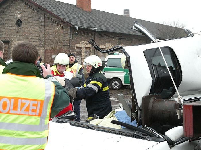 Einsatz bei Bahnunfall