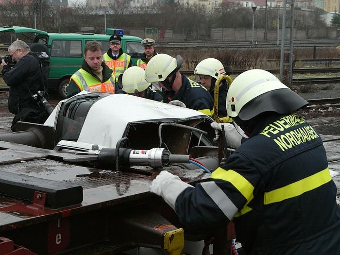 Einsatz bei Bahnunfall