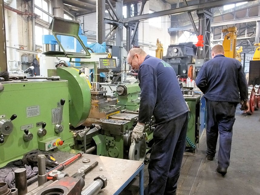 Zu Besuch im Bahnbetriebswerk