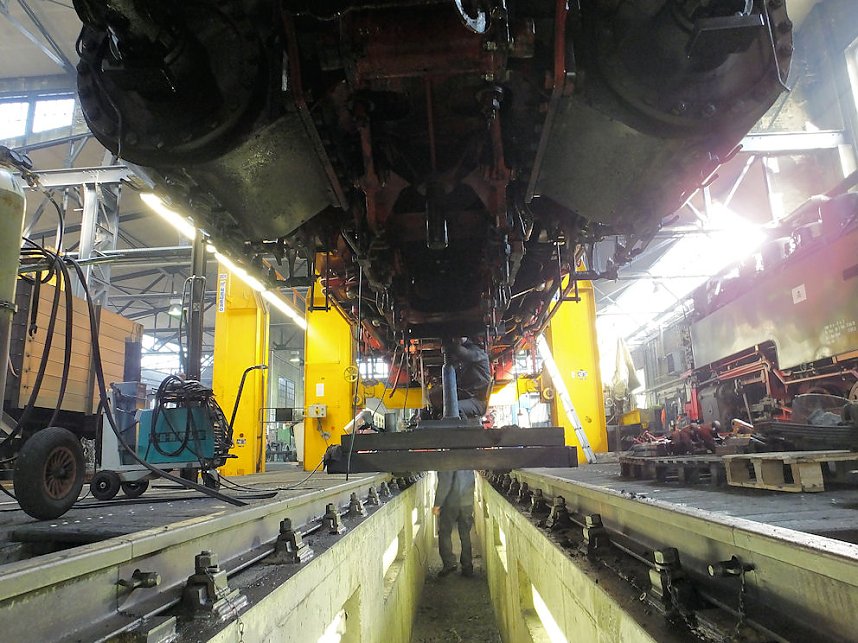 Zu Besuch im Bahnbetriebswerk