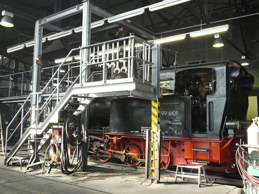 Zu Besuch im Bahnbetriebswerk