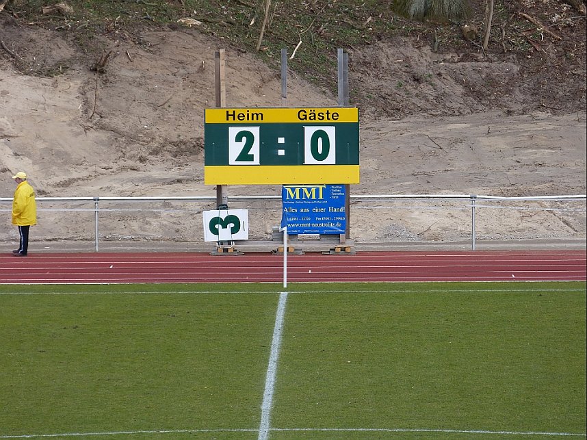 Niederlage in Neustrelitz