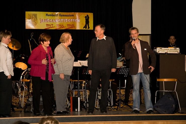 Schwerstarbeit beim Jahrgangstreffen